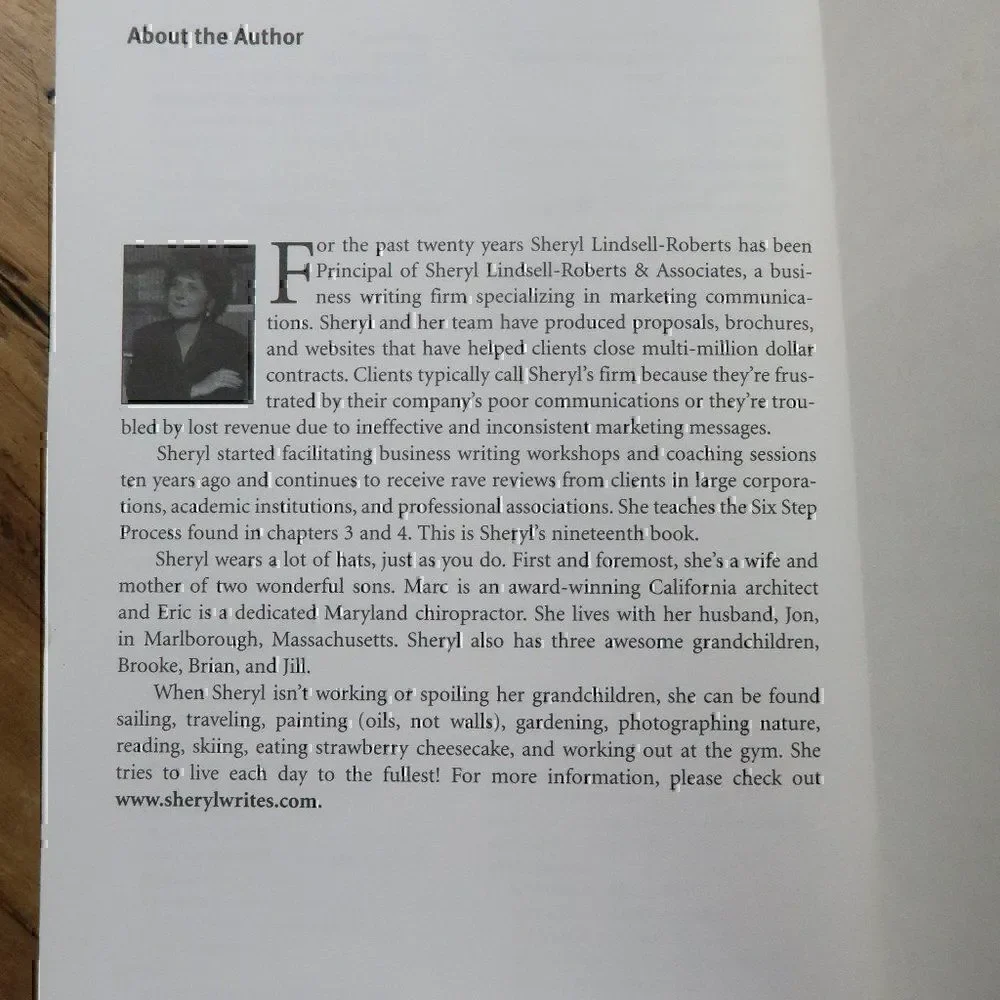 STRATEGIC BUSINESS LETTERS AND EMAIL MODEL LETTERS BY SHERYL LINDSELL ROBERTS